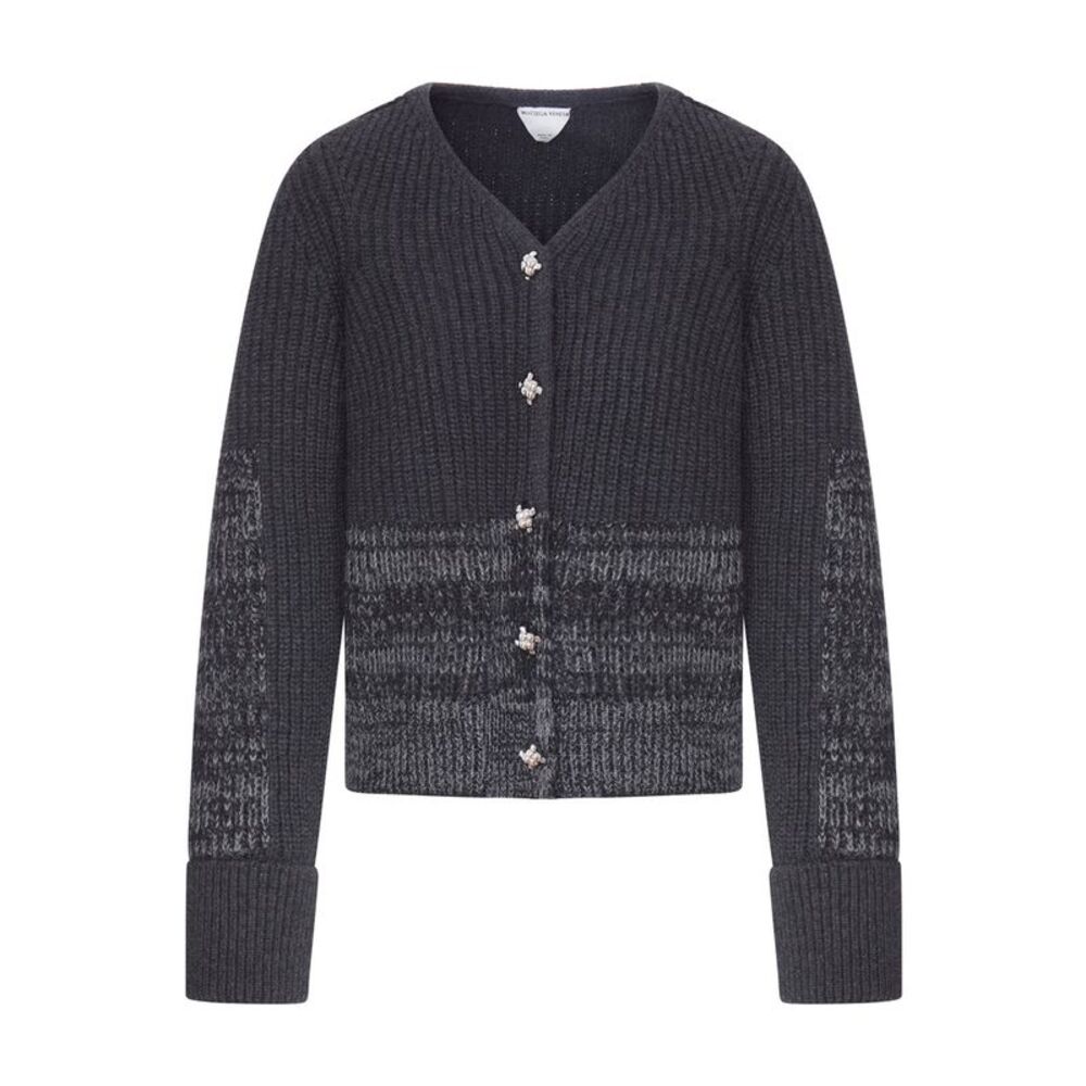 Bottega Veneta Women Knit Cardigan With Jewel Buttons